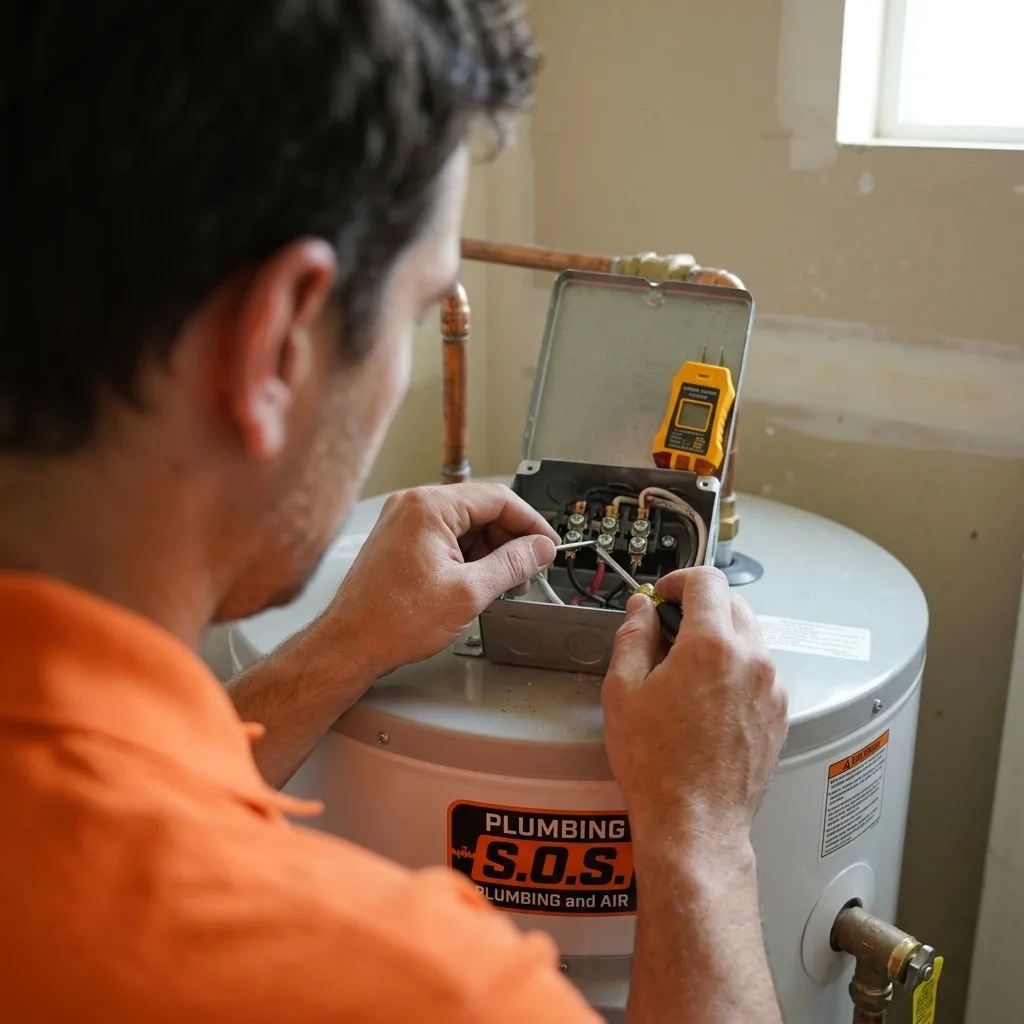 Electric water heater repair and installation service