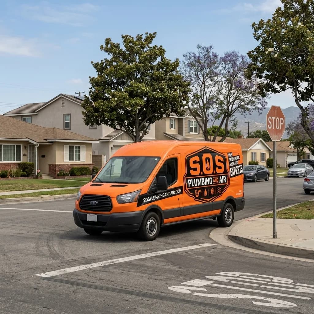 Professional plumber in Chino