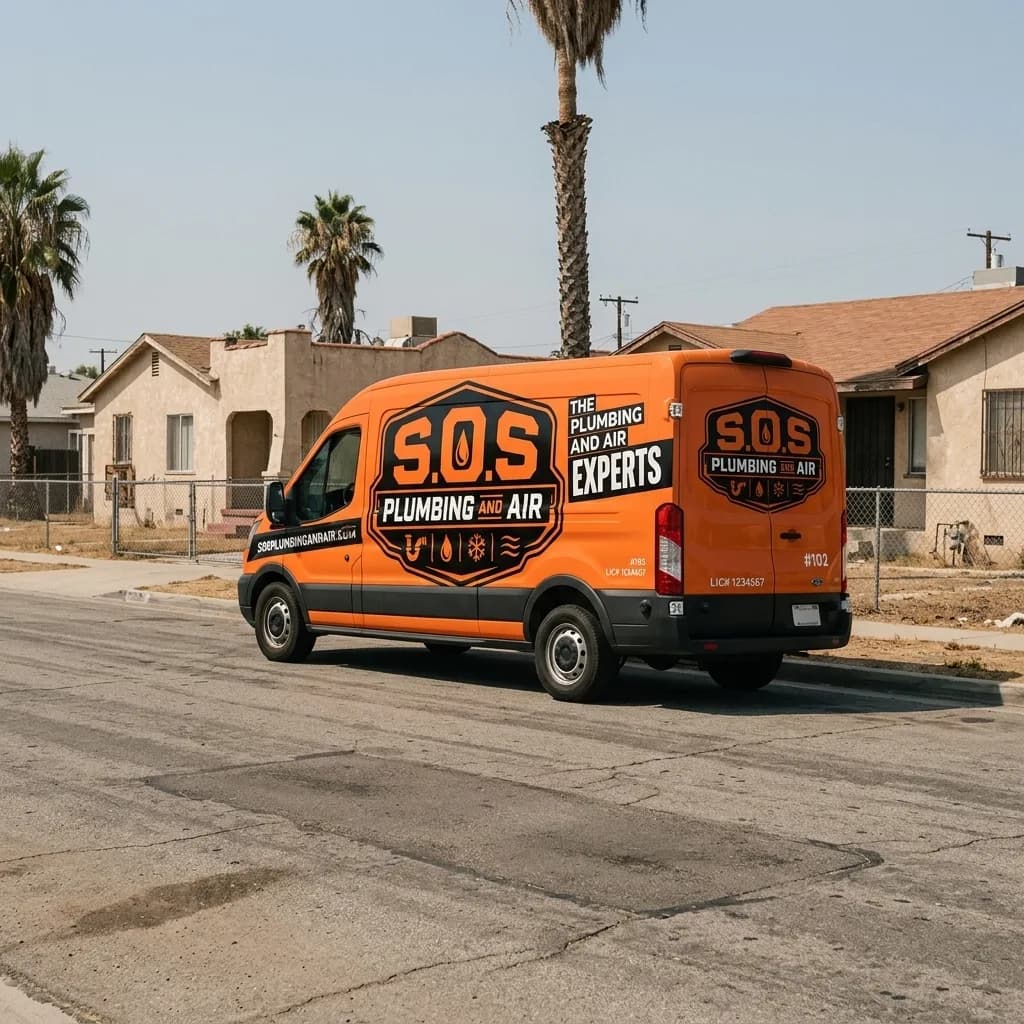 Professional plumber in Colton