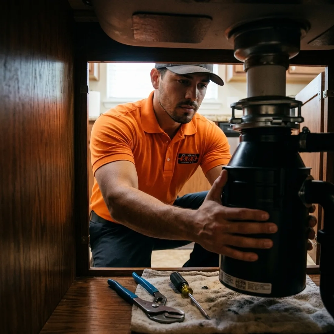 Professional garbage disposal repair and replacement services