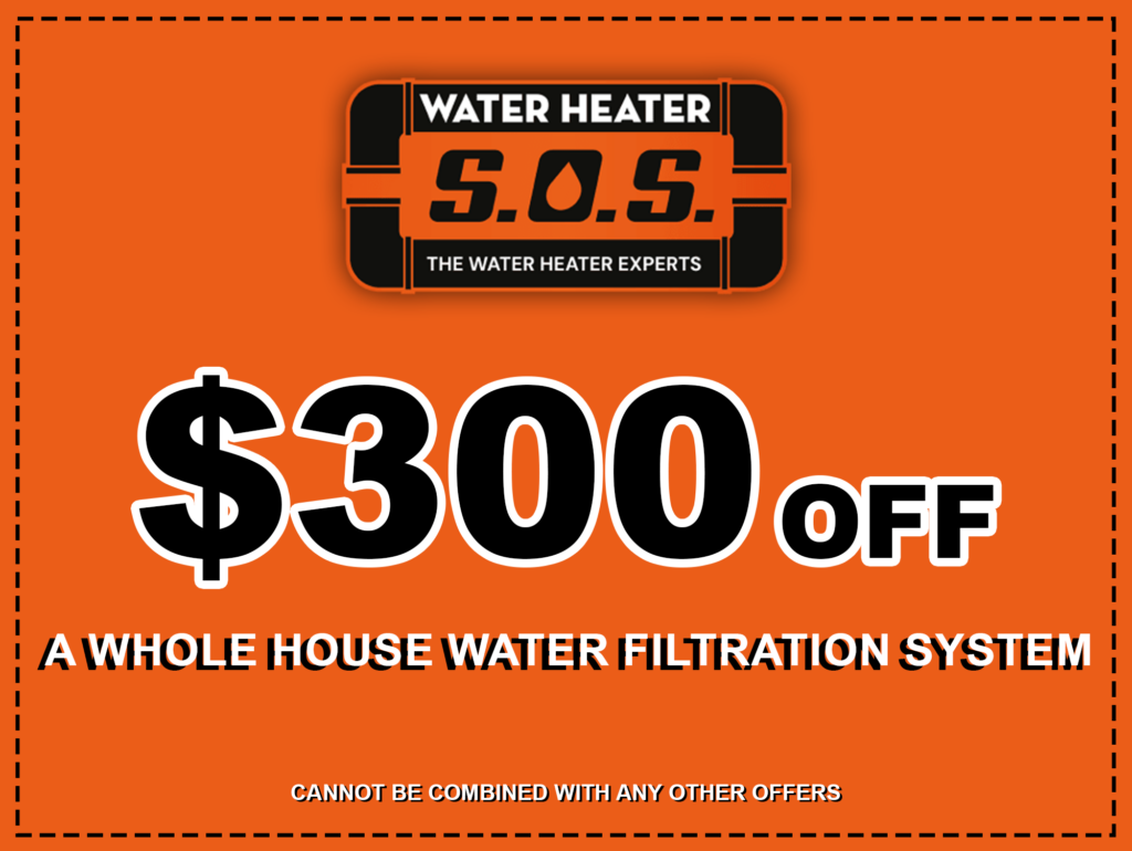 $300 OFF Whole House Water Filtration